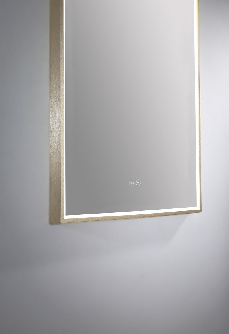 Illuminated Arch Mirror | Brushed Gold