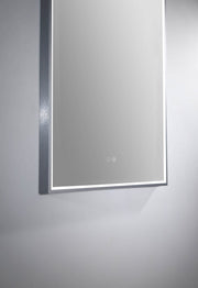 Illuminated Arch Mirror | Gun Metal