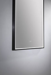 Illuminated Arch Mirror | Matt Black