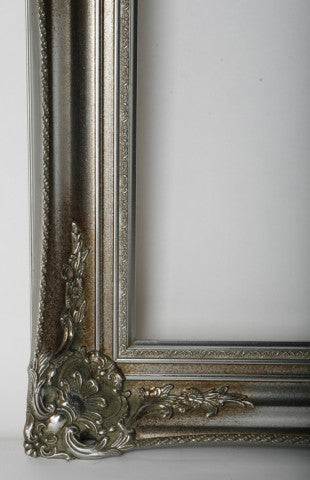 Empty Frame  Classic Antique Victorian Silver