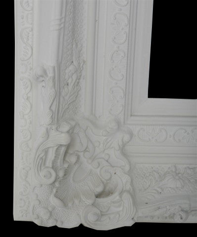 Empty Frame Grand Ornate White