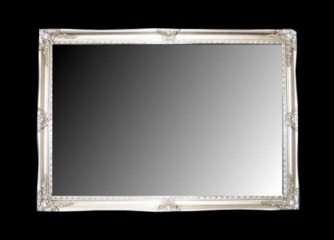 Print Décor - Alexandra Silver Beveled Mirror
