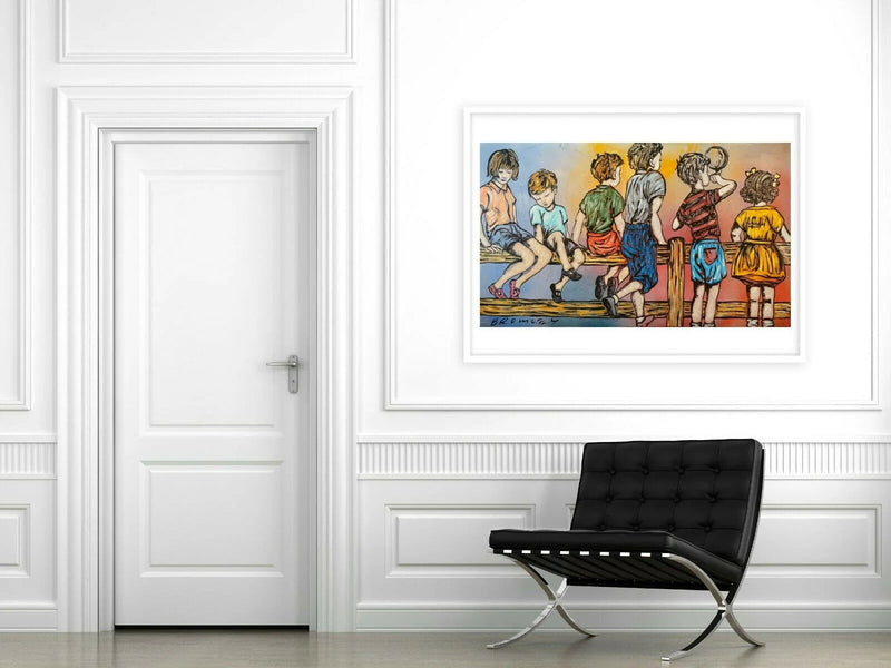 All My Friends Here I | David Bromley