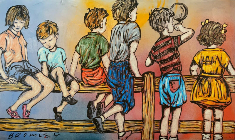 All My Friends Here I | David Bromley