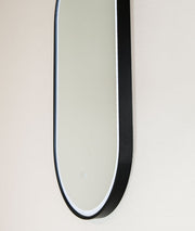 Back Lit Mirror | Black Frame| Print Decor