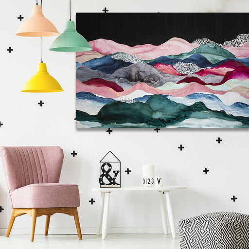 Contemporary abstract art in situ | Celeste Wrona | Print Decor Melbourne 