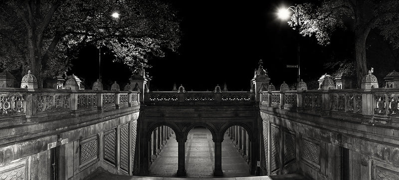 Photography | Bethesda Terrace In Monochrome | Wide Format | by Nick Psomiadis