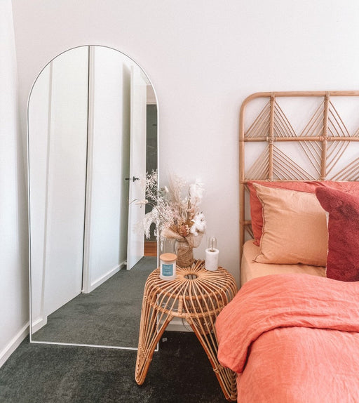 Bjorn Arch Bright White Leaner | Print Decor