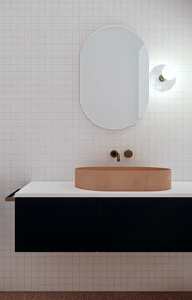 Bjorn Oval, Bright White (Image courtesy of Base Building Design)