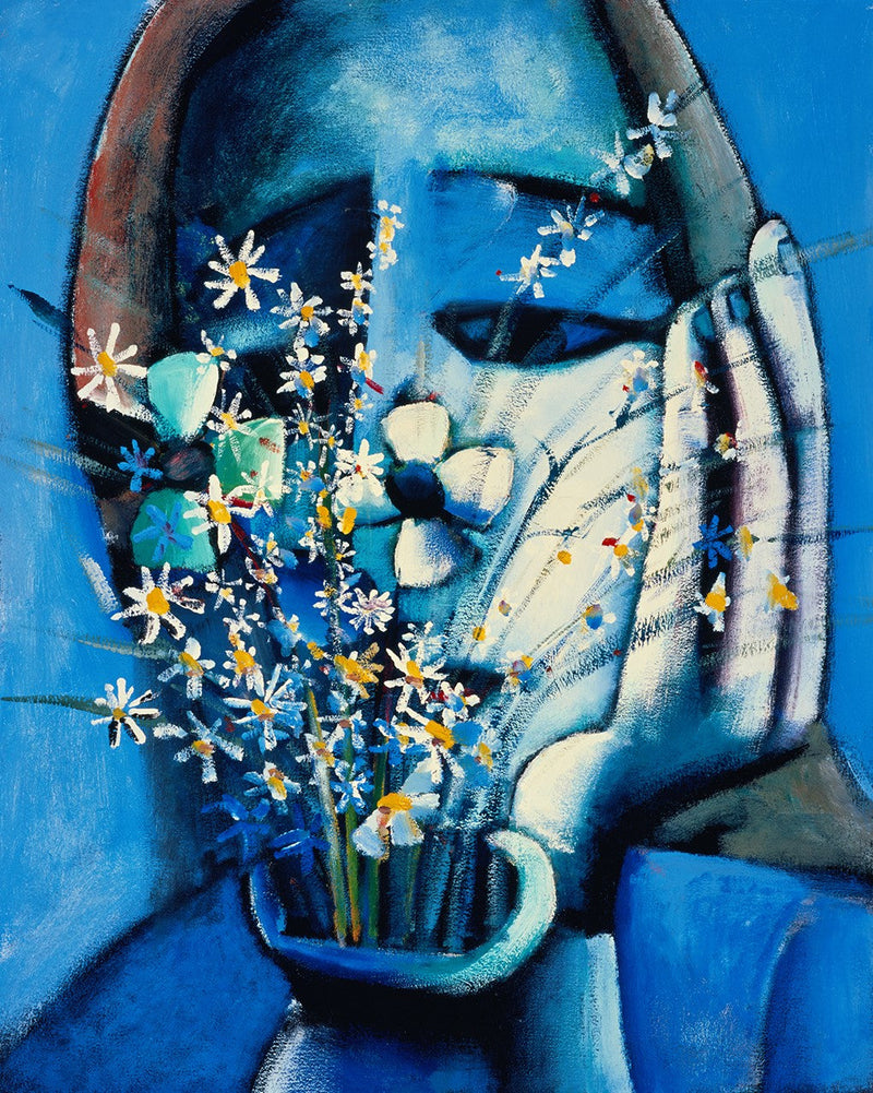 Blue Vase Framed Option