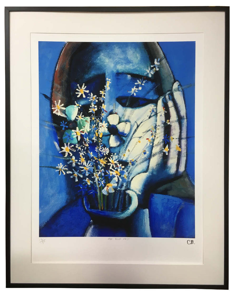 Blue Vase Framed Option