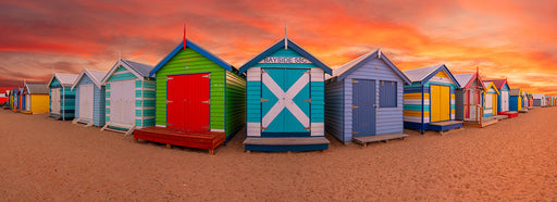 Photography | Brighton Bathing Boxes | Nick Psomiadis