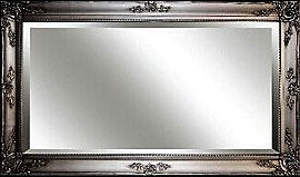 Big Ornate Mirror  Silver Large