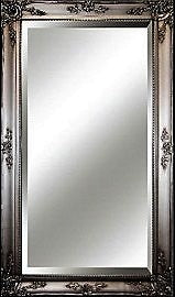 Big Ornate Mirror  Silver Large