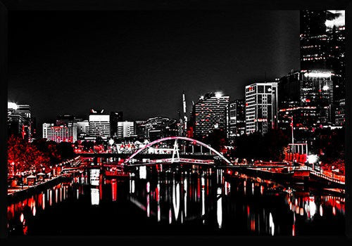On Trend Image | Southbank in Red | Print Decor, Melbourne