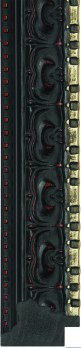 PRINT DECOR | ORNATE BLACK/RED FRAMED MIRROR | MIRROR | Detail