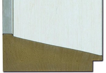 PRINT DECOR | FRAMED MIRROR WITH SILVER TAPERED 9 CM FRAME | MIRROR