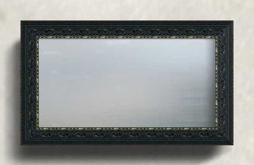PRINT DECOR | ORNATE BLACK/RED FRAMED MIRROR | MIRROR