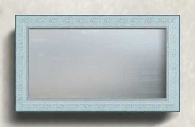 PRINT DECOR | ORNATE WHITE FRAMED MIRROR | MIRROR
