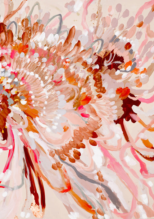 Love and Devotion Right | Framed Canvas Print 