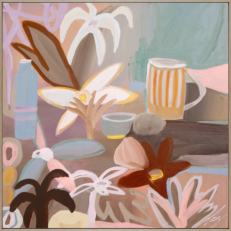 Morning Break | Framed Canvas Print