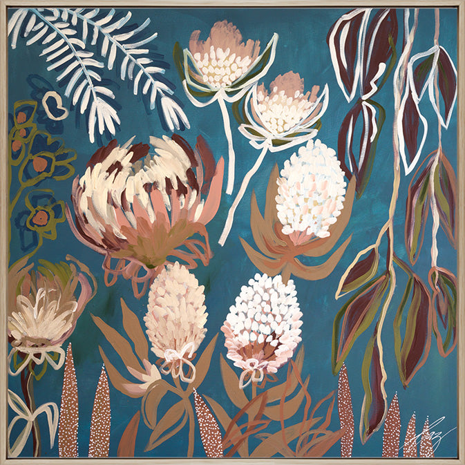Bell Native | Framed Canvas Print