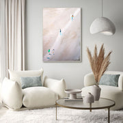 Canvas Print in White Frame