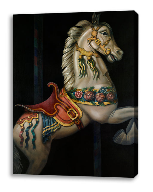 “Carousel Horse”

Printed on Cezanne 430gsm 100% Archival Cotton Canvas

Stretched on a Kiln Dried Pine Frame, Ready to Hang

Size: 1370mm x 1015mm or 54 x 40 inches

Retail Price: AUD $2,200.00 (inc.GST)