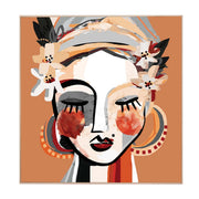 Ceramic Darling Framed Canvas | Oak Frame | Print Decor