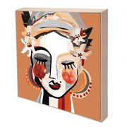 Ceramic Darling Framed Canvas | Oak Frame | Print Decor