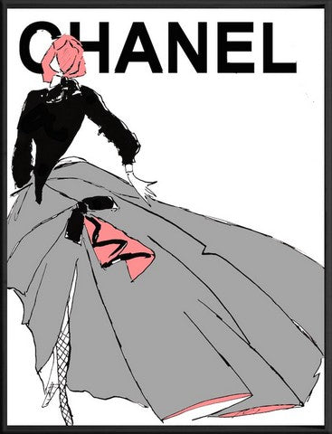 Coco Chanel in Grey