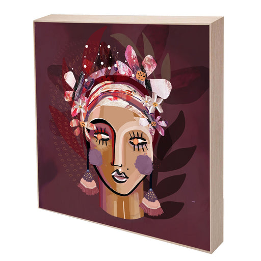 Cherry Headdress | Oak Frame | Print Decor