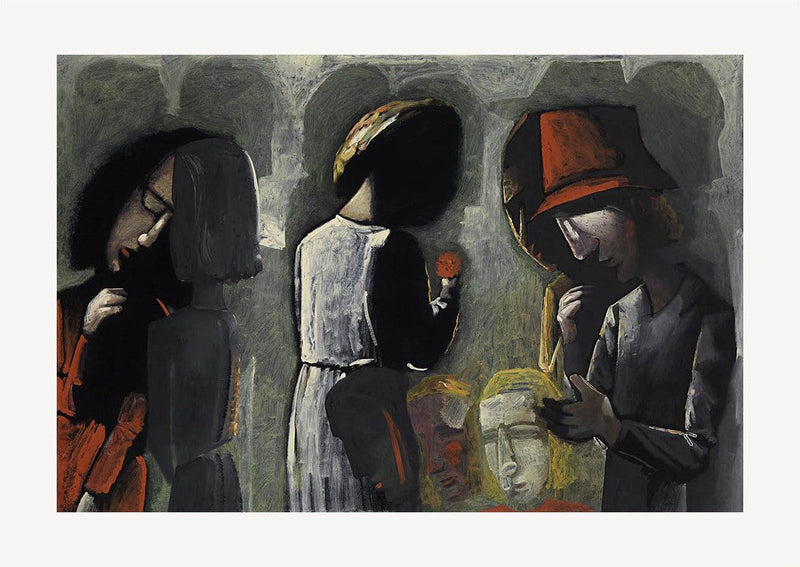 Charles Blackman Dreaming In The Street