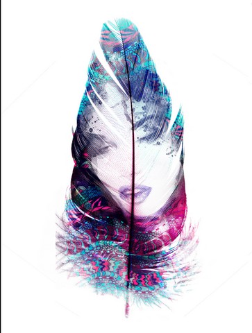 On Trend Image | Fantasy Dreaming in Plum | Print Decor, Melbourne