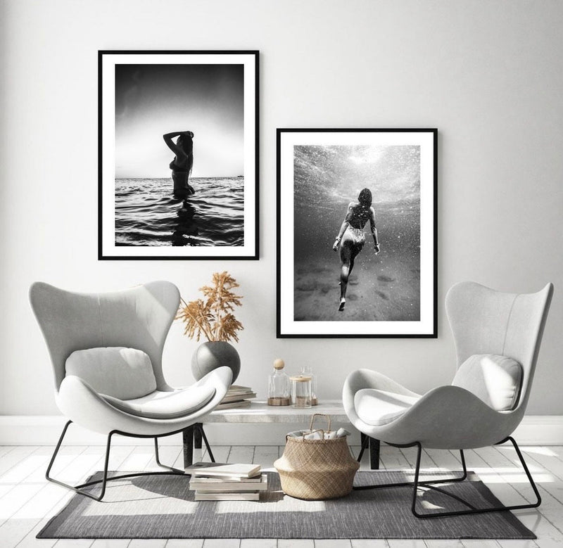 Splice & Emerse | Framed Print 