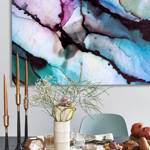 Abstract Vibrant Art in Situ | Celeste Wrona | Print Decor Melbourne 