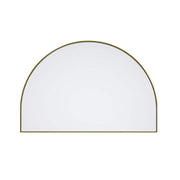 Arch Metal Framed Mirror | Satin Brass