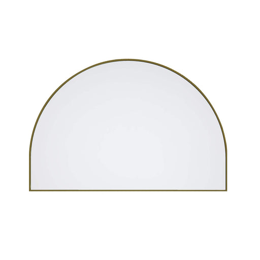 Arch Metal Framed Mirror | Satin Brass