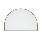 Metal Arched Mirror | Satin Brass