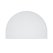 Metal Arched Mirror | White