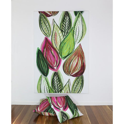 Scandinavian designed fabric art,  Frutti Pink