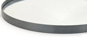 Round Metal Mirror | Gun Metal | Frame Detail