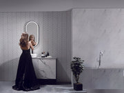 Back Lit Mirror, framed | Bathroom | Print Decor