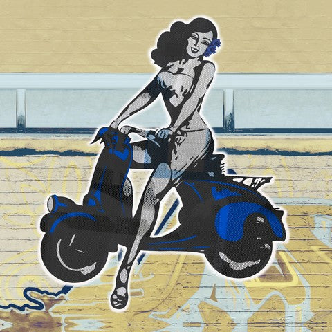 Girl on a Vespa Ultra