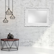 Print Décor - Grande Ornate White Mirror