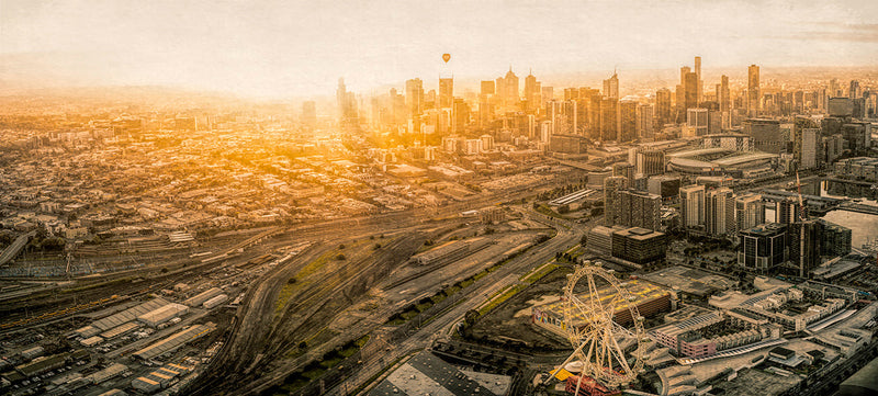Photography |  Grunge Melbourne From Above |  Wide Format | by Nick Psomiadis