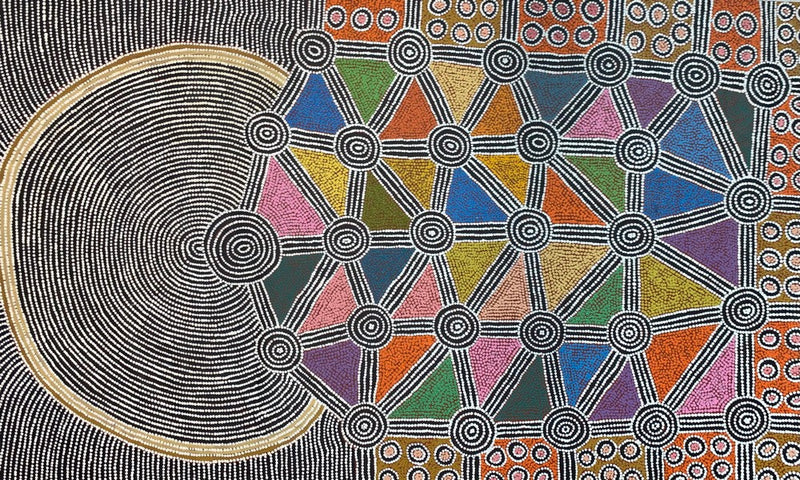 Goanna Dreaming by an emerging Aboriginal Artist