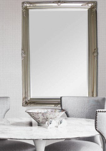 Print Decor Princess silver frame mirror