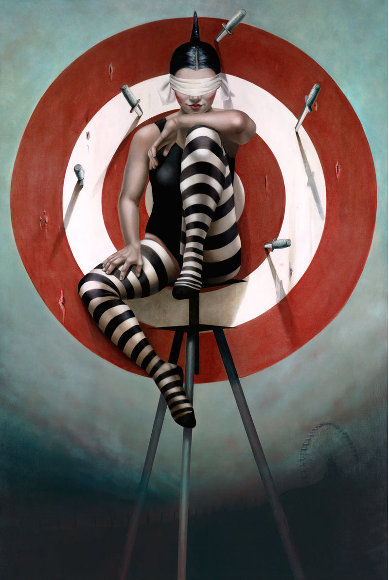 Knife Thrower by Gill Del Mace