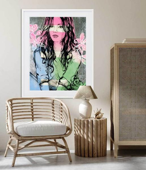 Zippora with Flowers by David Bromley